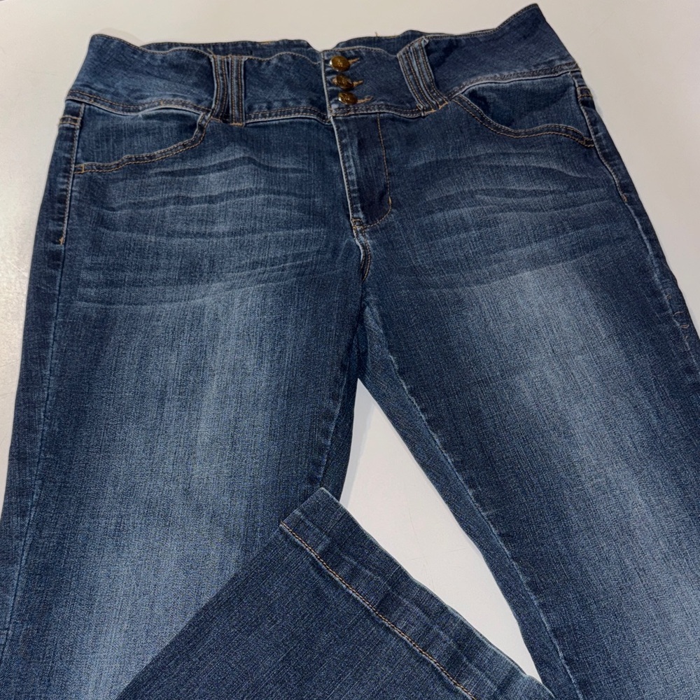 Catherine Malandrino Lower Rise Wide Leg Dark Blue‎ Jeans